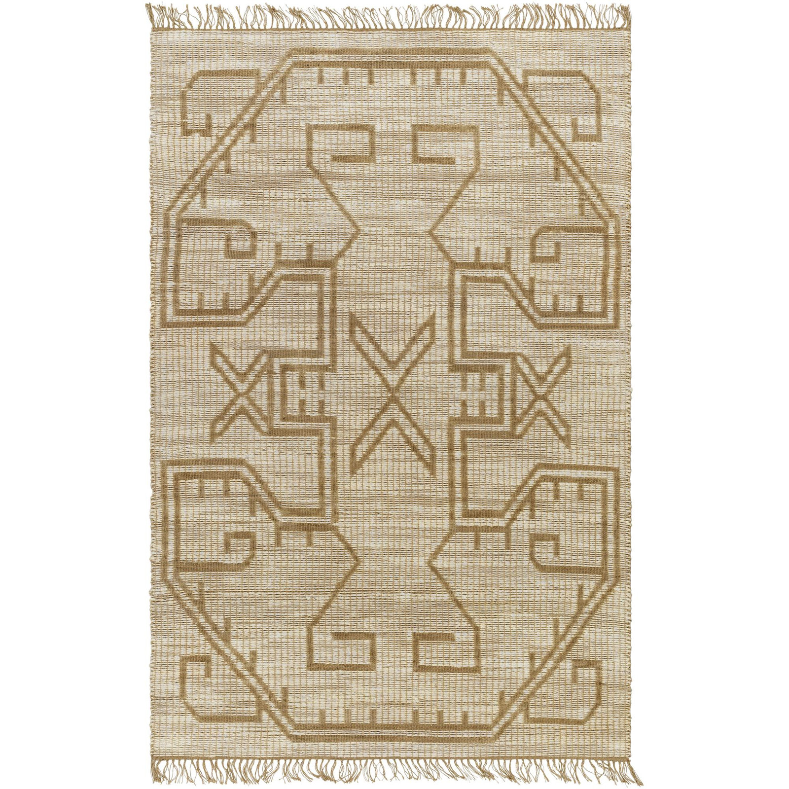 Enchant Handmade Jute / Sisal Brown Rug, Rectangle 2'3" x 3'9"