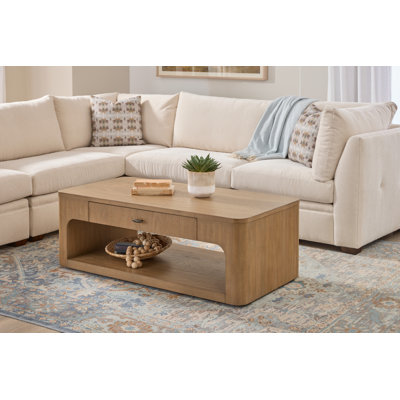 Haven Rectangular Coffee Table With Casters