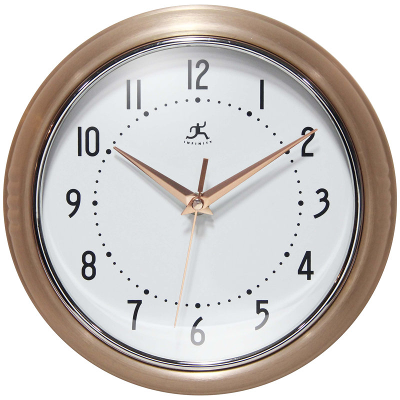 Horloge murale Desdra, Cuivre, Petit