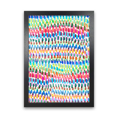 Artsy Strokes Stripes Colorful - Print