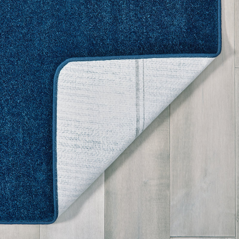 Tapis bleu clair Mt St Helens, Rectangle 7 pi 6 po x 12 pi