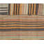 Tapis unique noir 3 pi 2 po x 5 pi 7 po années 1940