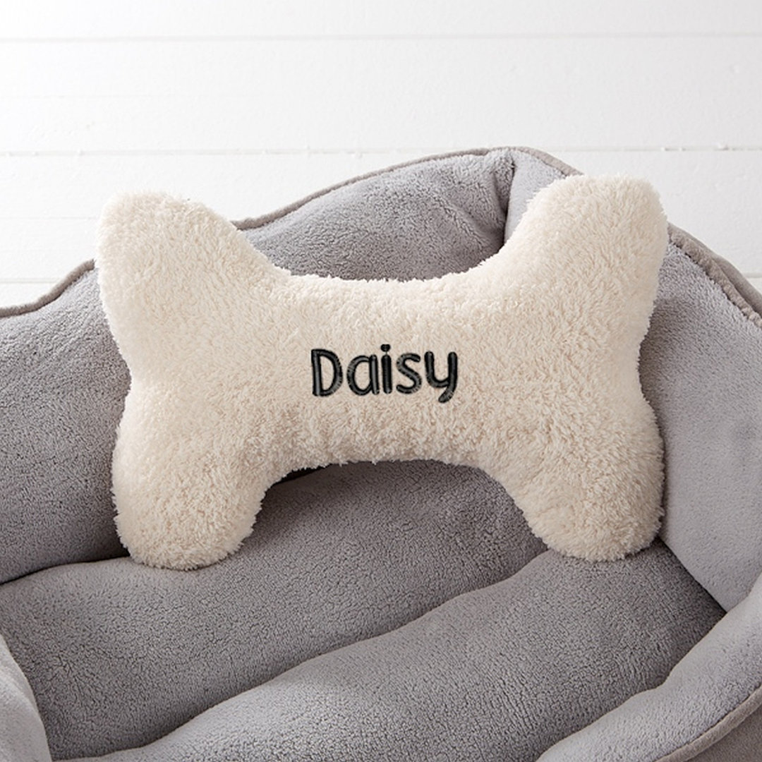 Personalized Dog Bone Small Pet Pillow Personalization Mall