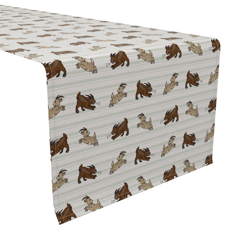 Rectangular Cotton Twill Table Runner, 72" L x 16" W