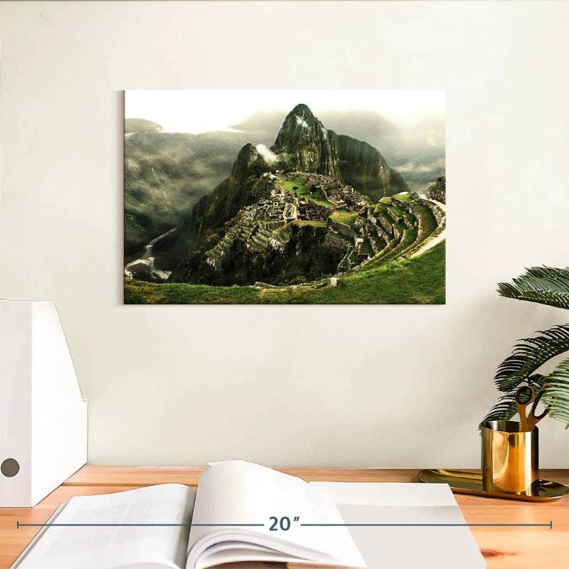 Lilie vue du Machu Picchu, H 8 po x l 12 po