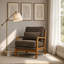 Chaise longue en bois massif-131146266