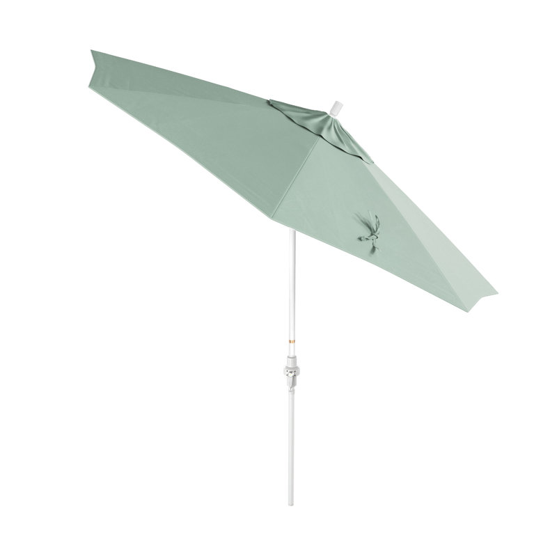 Parasol de marché 108 po Berberia, Tissage uni Sunbrella® palette brume
