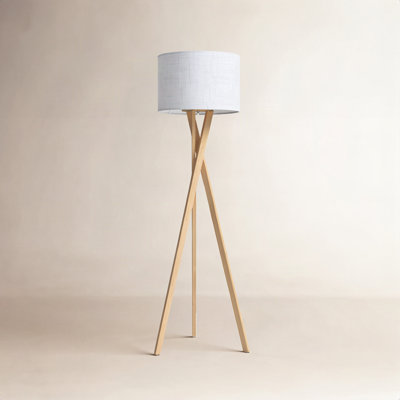 Harcourt 63'' Solid Wood Floor Lamp