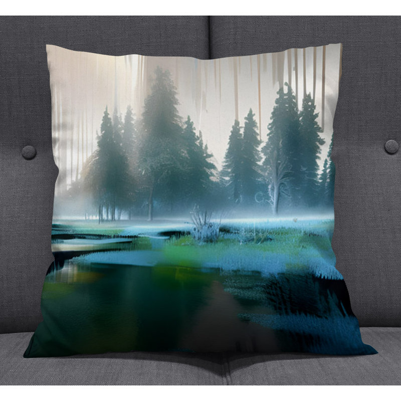 Coussin décoratif, Housse de coussin seulement - sans coussin, H 16 po x l 16 po