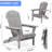 2 Gray Solid Wood Folding Chairs - For Tranquil Outdoor In Garden, Lawn Of Bliss Gardens, Lawns, Backyards-1580015298