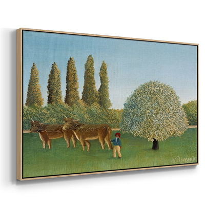 Meadowland (The Pasture), 1906 - Henri Rousseau - Toile tendue avec châssis