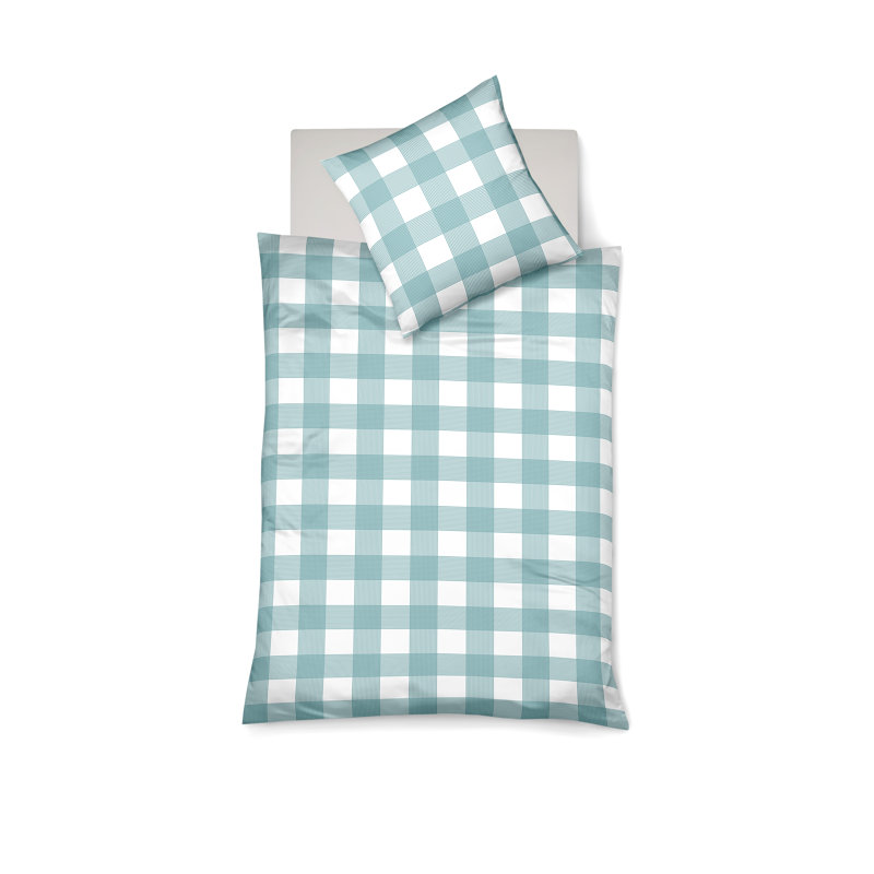 Riva Petrol Reinforced Cotton Microfibre 144 TC Reversible Duvet Cover Set, Petrol