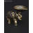 3 Inch Small Brass Elephant with Diya