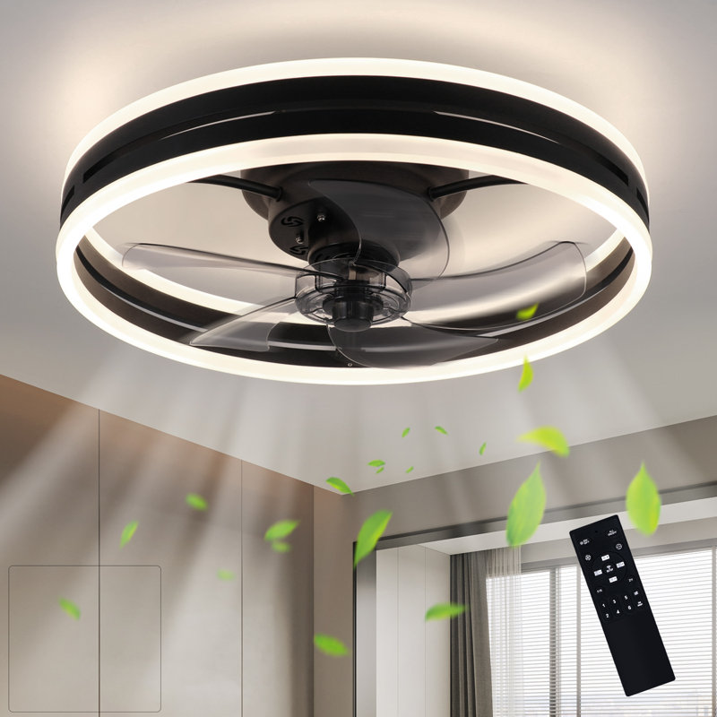 50cm Casian 5 - Blade LED Smart Ceiling Fan with Light Kit Included