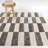 Bolotov Brown Modern Geometric Area Rug-995306187