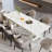 94.5"W Dining Table With Leaf (Clear Out)