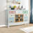Modern colour multi-functional accent cabinet