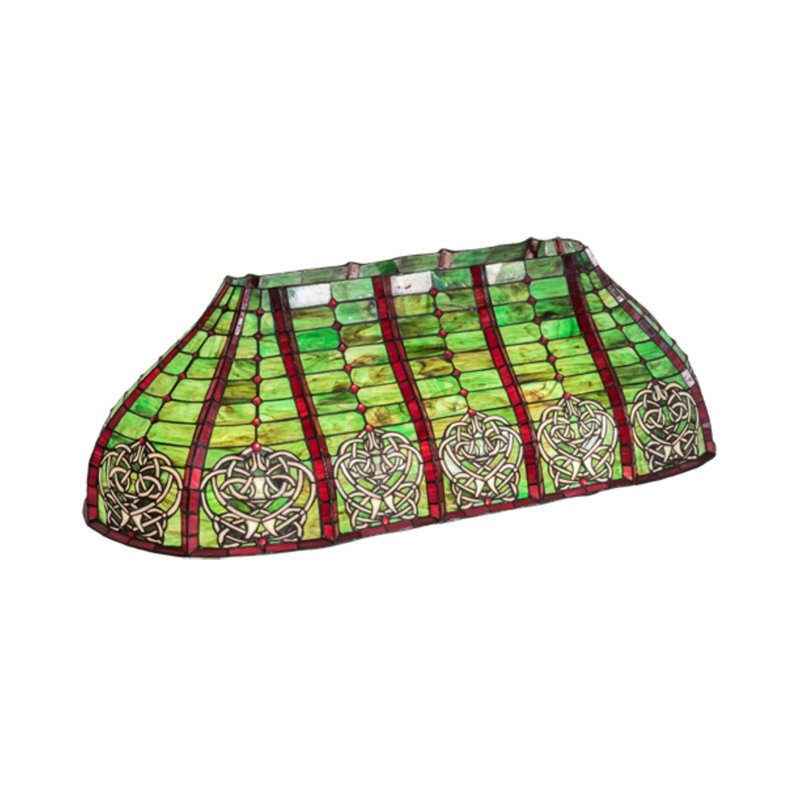Abat-jour fantaisie en verre 12 "H