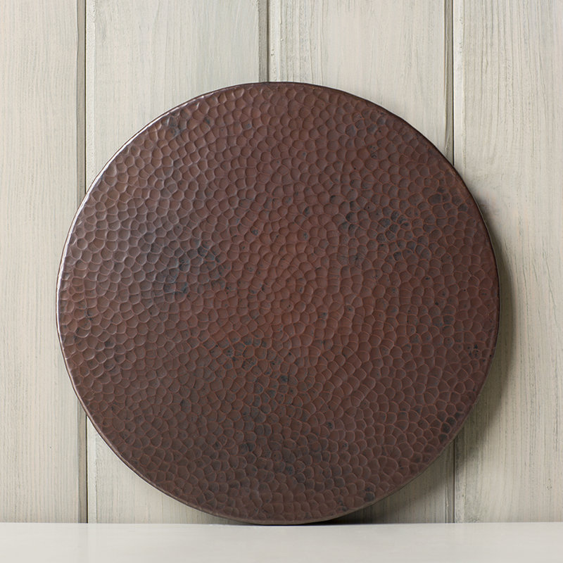 Lazy Susan, 1.5" H x 34" W x 34" D, Antique Copper