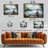Elegant Decorative Framed MDF Painting, 13.8 x 18.5 x 0.1 inches | 100% MDF with 3 mm Thickness, 100% Pine Wood Frame | UV Printed Artwork for Stylish Home Decor, Perfect for Living Room or Office