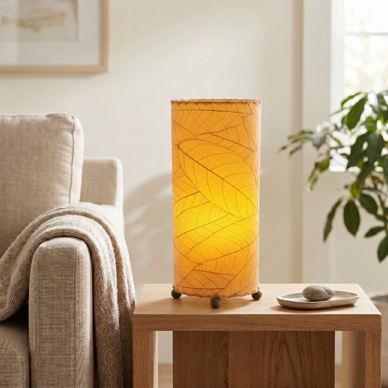 Quintan Metal Novelty Lamp, Orange