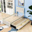 Upholstered Platform Bed with Twin Trundle and 3 Storage Drawers-19470077-19470079