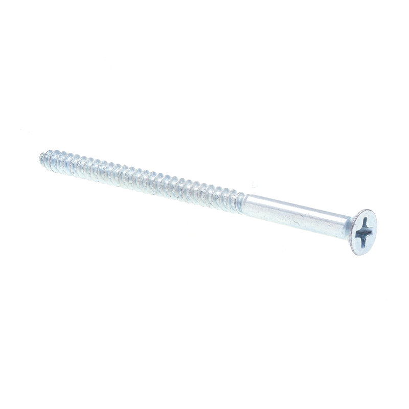 Vis à bois, H 4,1 po x l 2,9 po x P 0,5 po, Plaqué zinc