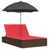Red Cushion/Brown Frame selected