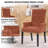 Amdad Tufted Linen Arm Chair-2116762404-2116762459-2134416179