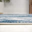 Tapis turquoise / crème Ledea-513652555