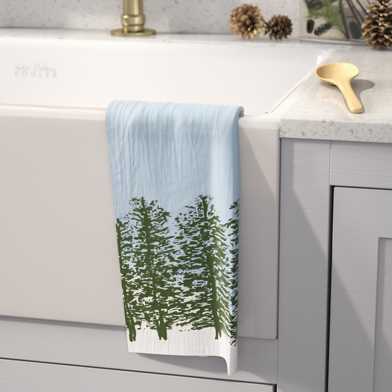 Tea Towel Kitchen Towel, Green