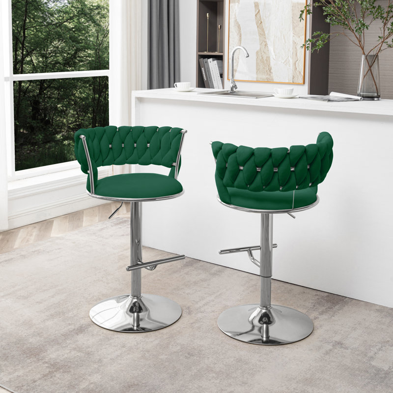 Tabouret Mamduh, Vert émeraude