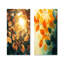 Feuilles ensoleillées III - Art mural floral 2 panneaux-1514833254-1514833272-1514833275
