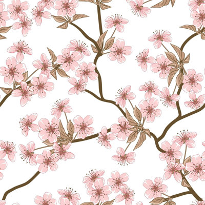 Peel & Stick Floral Tile