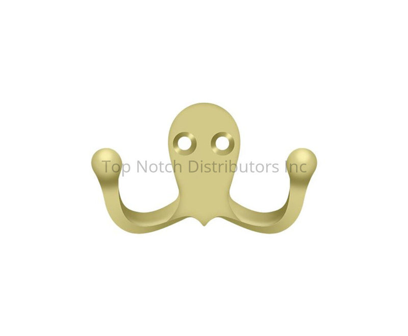 Wall Hook, Polished Brass