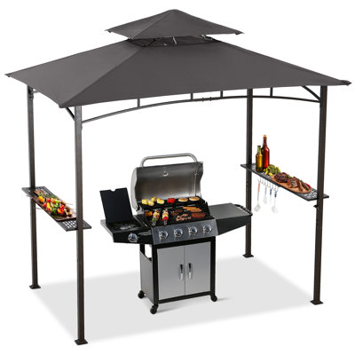 MASTERCANOPY 8 ft. L 5 ft. D Steel garden pavilion