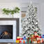 Sapin de Noël artificiel illuminé 6 pi avec 750 branches