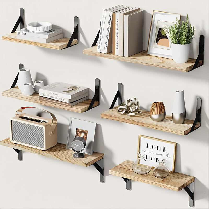 Floating Shelf, Light Brown