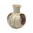Hand-Painted w/ Face Stoneware Vase