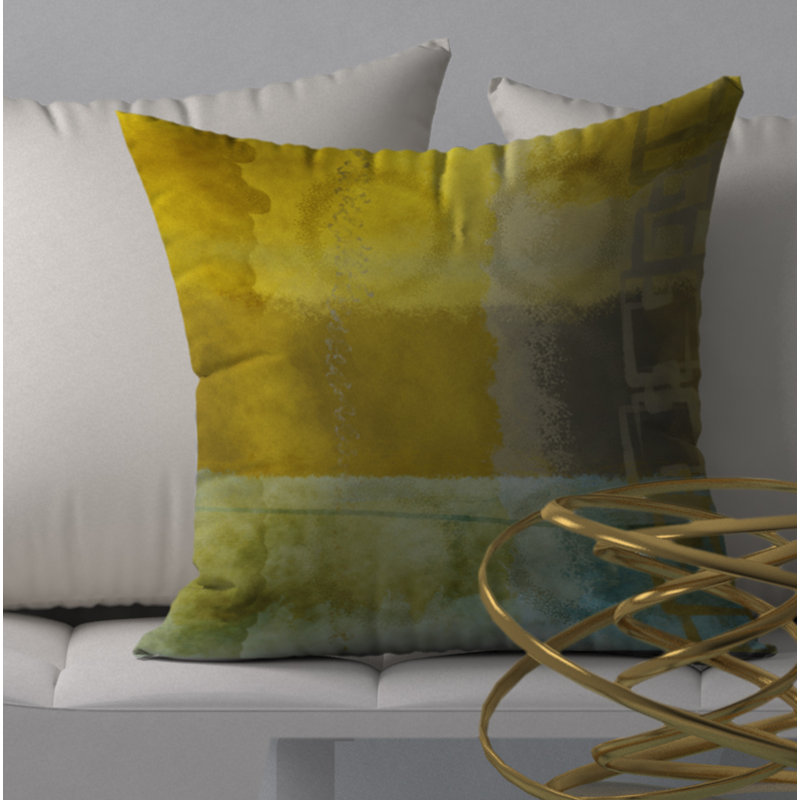 Housse de coussin et insert de coussin carré gratifiant Reap, 18" x 18"