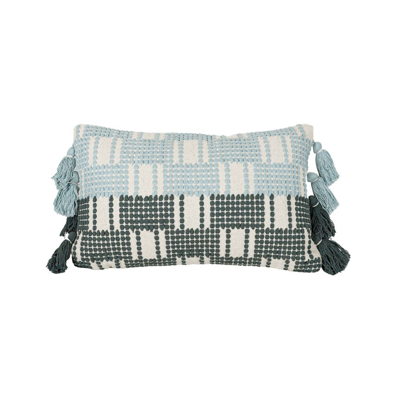 Modern Fringed Throw Pillow