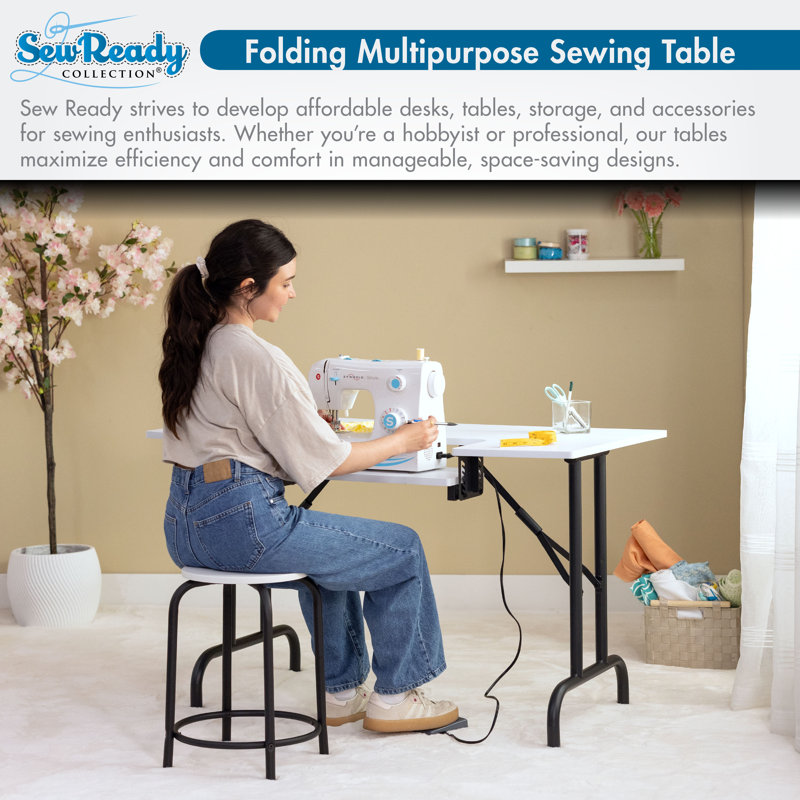 Table pliante à coudre polyvalente Sew Ready