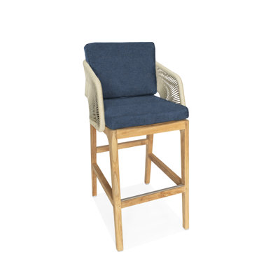 Amadora Outdoor Teak Bar Stool