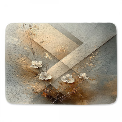 Tapis de bain Golden Flowers