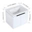 Meuble-lavabo à fermeture en douceur 24 po avec lavabo, convenant à une petite salle de bain