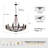  40" 12 - Light Candle Style Dimmable Wagon Wheel Chandelier-1883130892