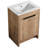 Freestanding Bathroom Cabinet. Ceramic Sink. 24" Long. 2 Soft-Close Doors. Plywood. Modern Look Vanity. Size.-485302430-485302421