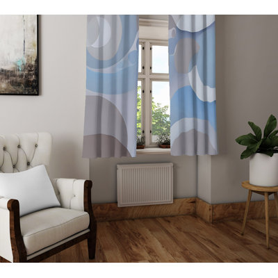 Bhawari Semi Sheer Curtain Pair