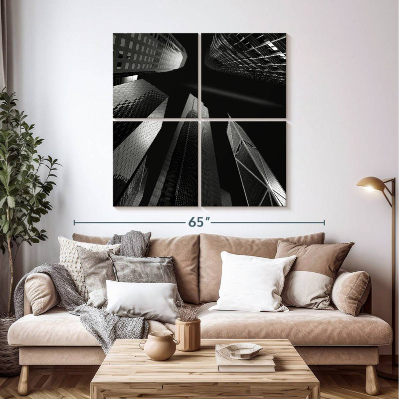 Lilie Towering Skyscrapers I, 45'' H x 45'' W