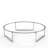 YC 6FT Springfree No Gap Trampoline- Blak